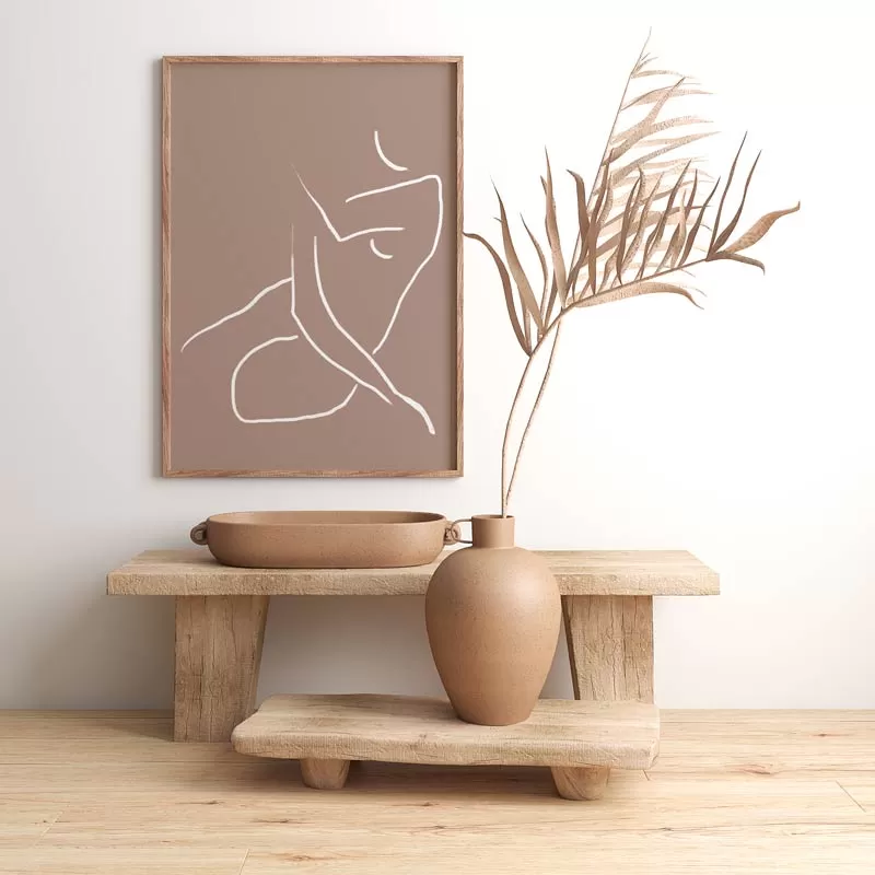 Tablou Abstract Art Woman Form Line Art