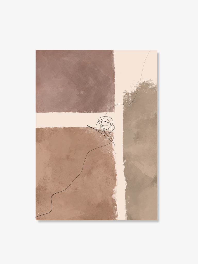 Tablou Abstract Art | Beige Abstract