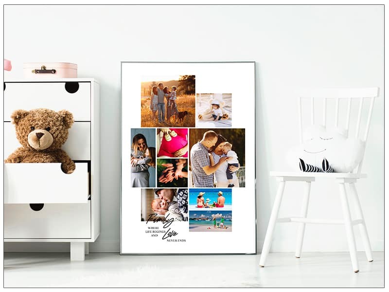 Tablou colaj personalizat cu fotografiile tale