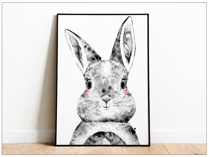 Tablou decor camera copii | CUTE BUNNY