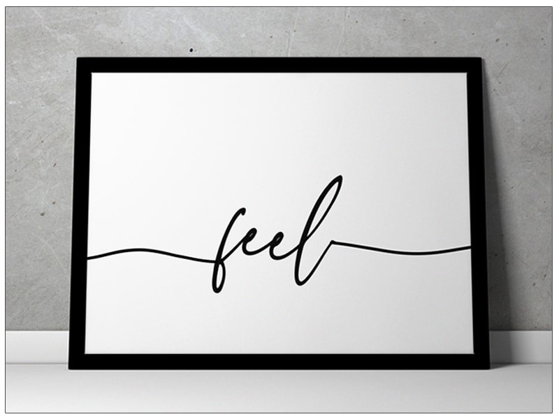 Tablou Art Text | Feel