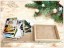 Cutie din lemn cu interior de catifea personalizata cu poza ta cu 30 de fotografii 10x15