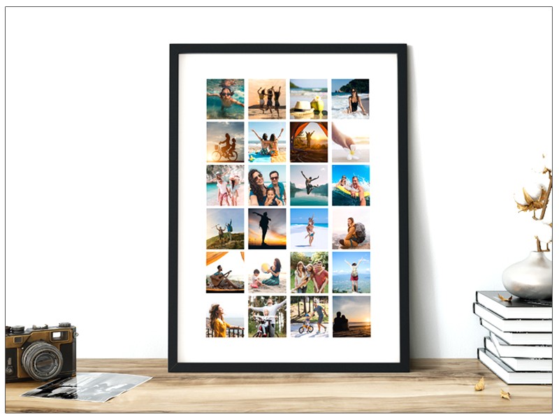 Tablou colaj cu fotografiile tale din instagram