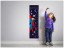 Rigla de masurat inaltimea, pe panza canvas, personalizata cu un mesaj | Solar System