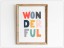 Set 3 Tablouri pentru camera copiilor | Funny Words