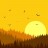 TAPET SUNSET ABSTRACT