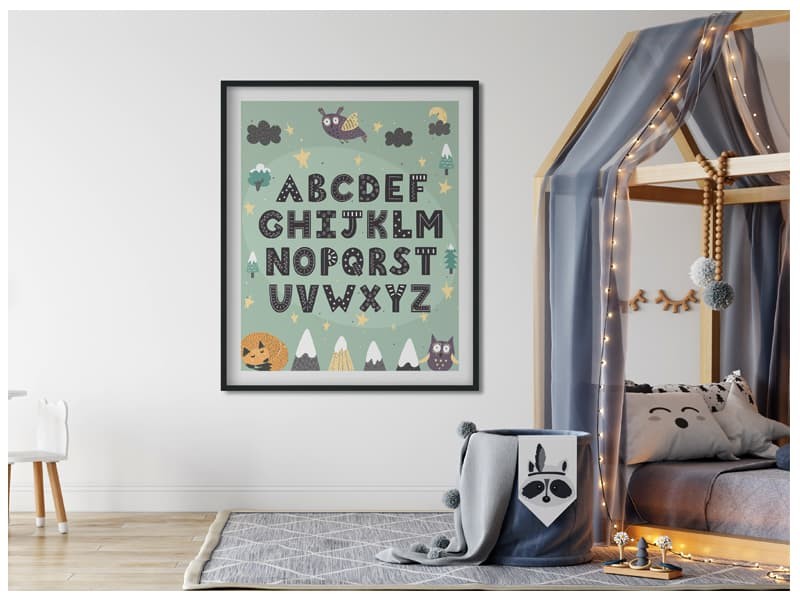 Tablou decor cu Alfabetul