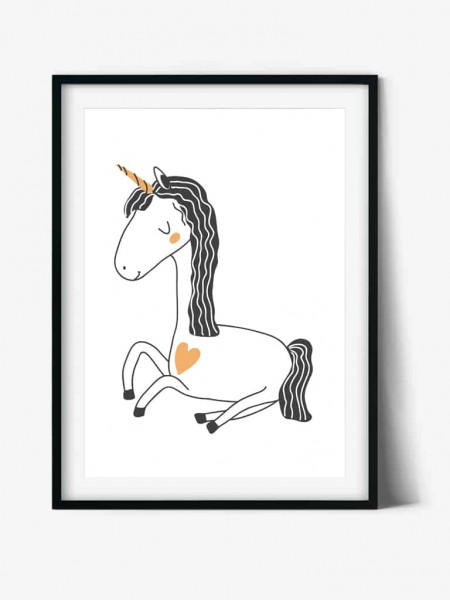 Tablou pentru camera copiilor Unicorn