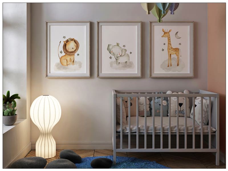 Tablou cu animale din jungla | Safari Friends