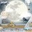 Foto Tapet Camera Copiilor Luna Stele Avione Baloane cu aer cald