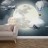 Foto Tapet Camera Copiilor Luna Stele Avione Baloane cu aer cald