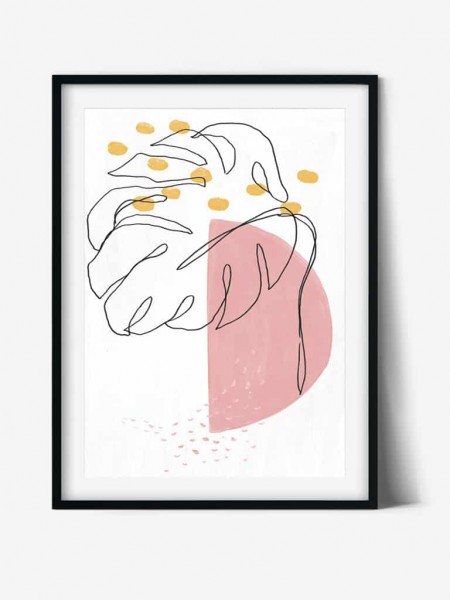 Tablou Abstract Art Exotic leaf