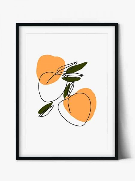 Tabloul Abstract Art Peach