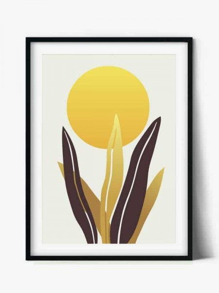 Tabloul Abstract Art Flower Sun no.2