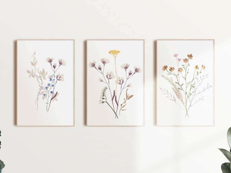 Set tablouri Art Prints floral