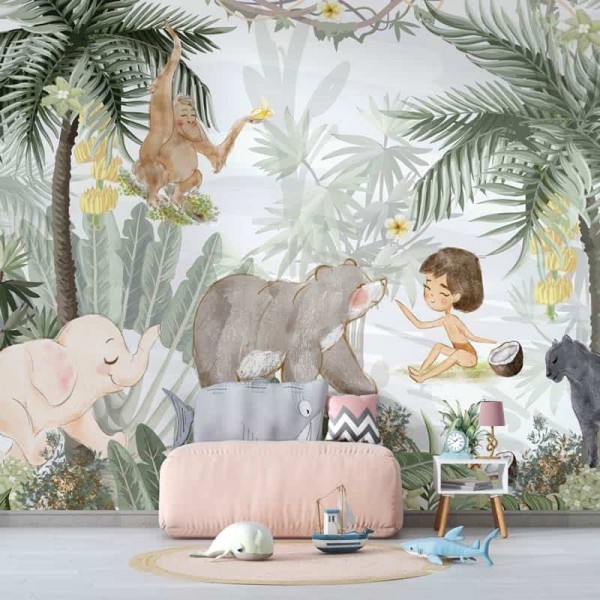 Tapet Jungla Tropical Copii