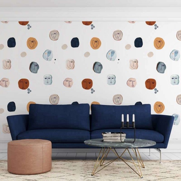 Tapet abstract Million Faces