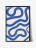 Tablou Abstract Art | Royal Blue Matisse inspired no.1