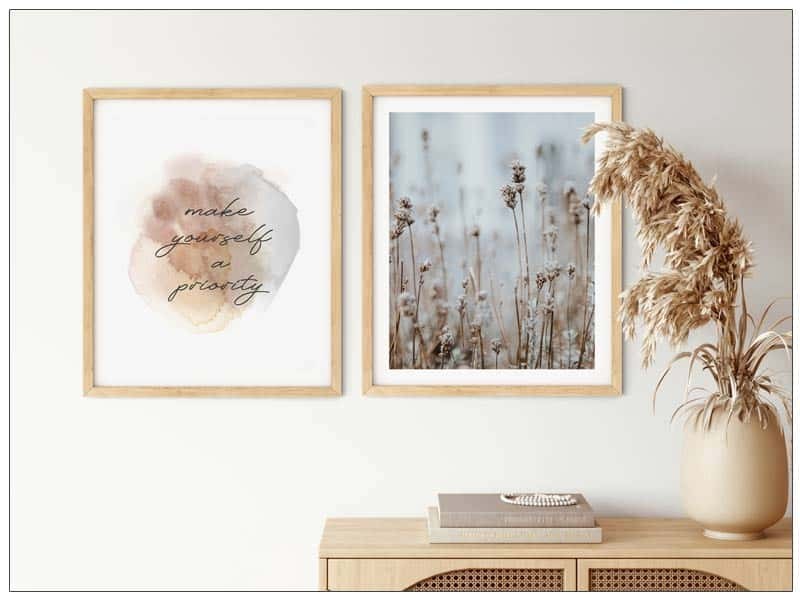 Set tablouri Art Prints Dry Flower