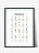 Tablou Art Print | Cocktails List
