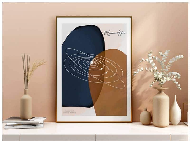 Tablou personalizat cu alinierea planetelor din sistemul solar