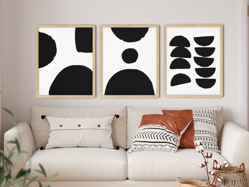 Poster, Canvas- Abstract Watercolor Spots
