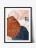 Poster, Canvas - Abstract terracotta