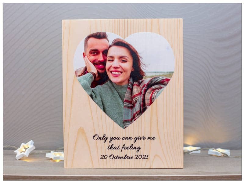 Tablou personalizat pe lemn