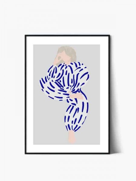 Tablou Scandinavian Art | Abstract Beige Lines no.1