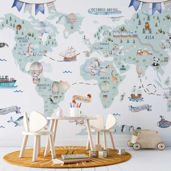 Tapet camera copiilor ocean