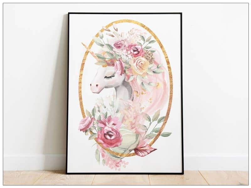 Tablouri camera copii unicorn