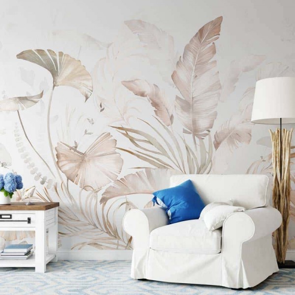 Tapet frunze exotice