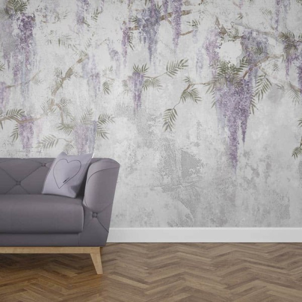 Tapet flori glicina - Wisteria Lane