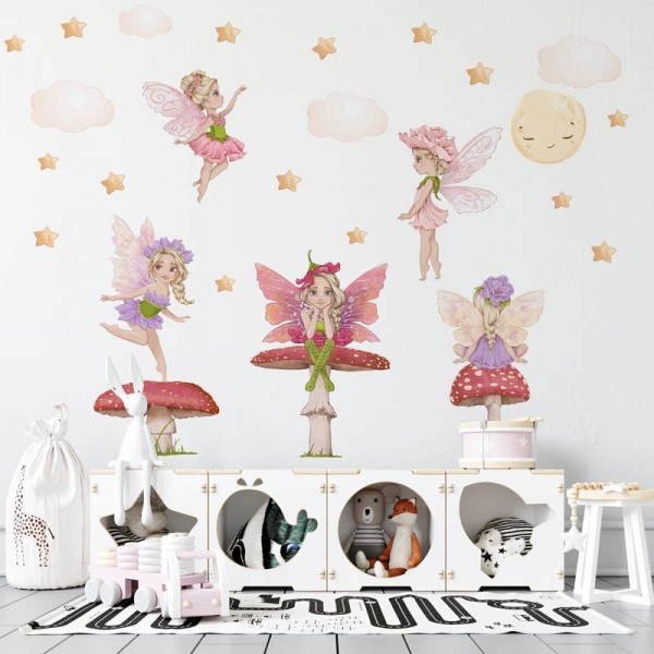 Sticker de perete zane, stelute