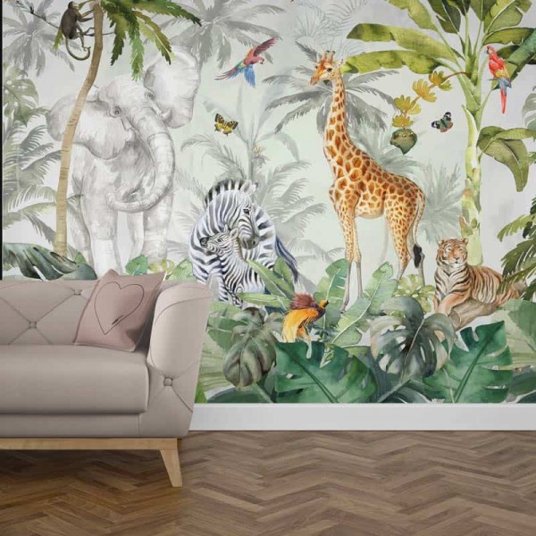 Tapet camera copiilor jungla