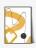 Tablou Abstract Art Forme Abstracte Galbene