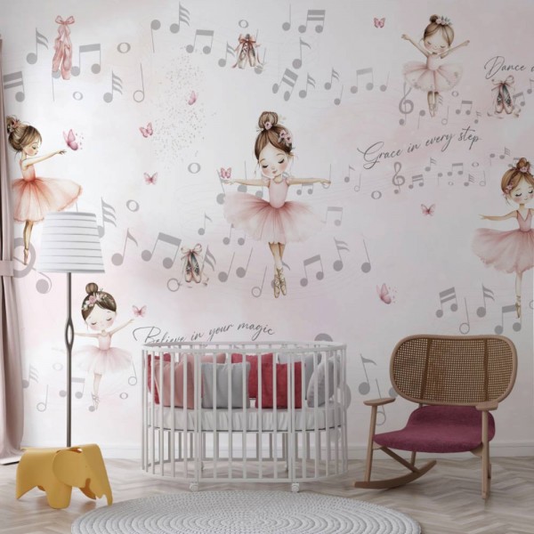 Tapet pentru copii Balerine