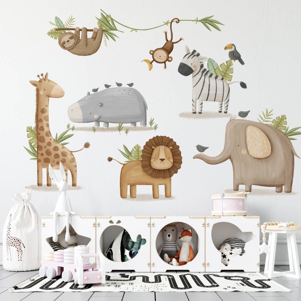 Sticker de perete Animale din Safari