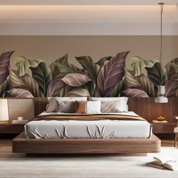 Tapet Premium Silken Tropical Leaves