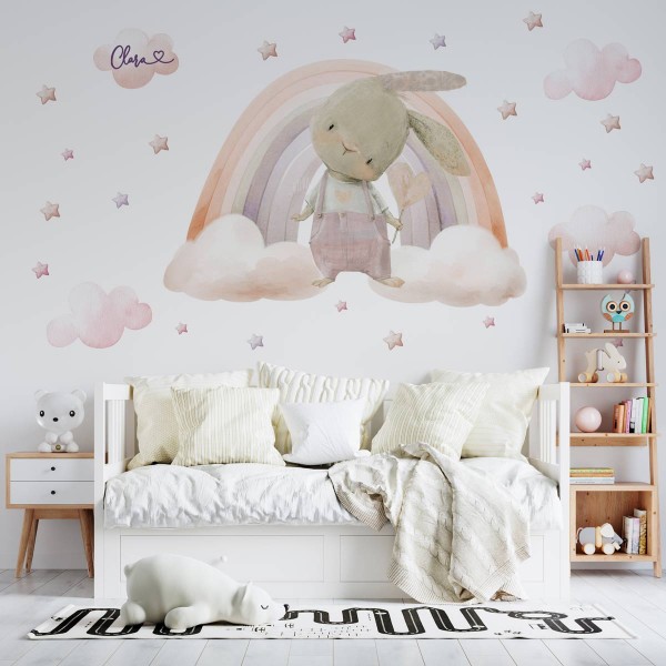 Sticker de perete Curcubeu Boho