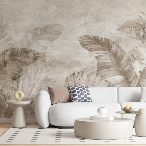 Tapet Premium Cement Leaves