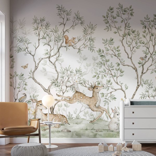 Tapet pentru copii Chinoiserie Garden