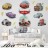 Sticker textil Masini vesele