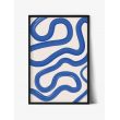 Tablou Abstract Art | Royal Blue Matisse inspired no.1