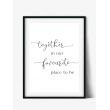 Tablou Art Print | Togethe in our favourite place