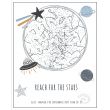 Tablou stelar cu harta pozitiei stelelor camera copiilor
