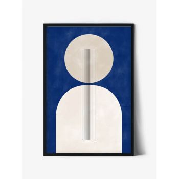 Tablou Abstract Art | Royal Blue Matisse inspired