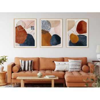 Poster, Canvas - Abstract terracotta