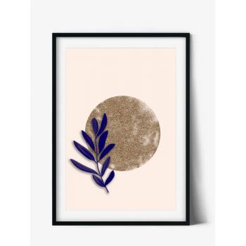 Tablou Abstract Art Blue Plant