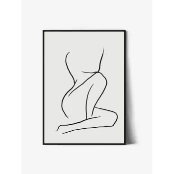 Tablou Abstract Art Woman Form Line Art